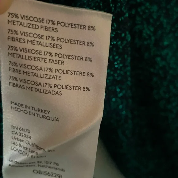 FREE PEOPLE Emmaline Metallic Cardigan Sweater in Alpine Combo - Picture 11 of 13